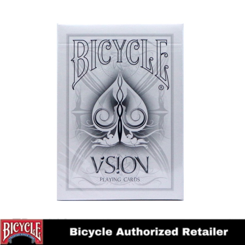 Jual Kartu Remi Bicycle White Vision Playing Cards | Shopee Indonesia