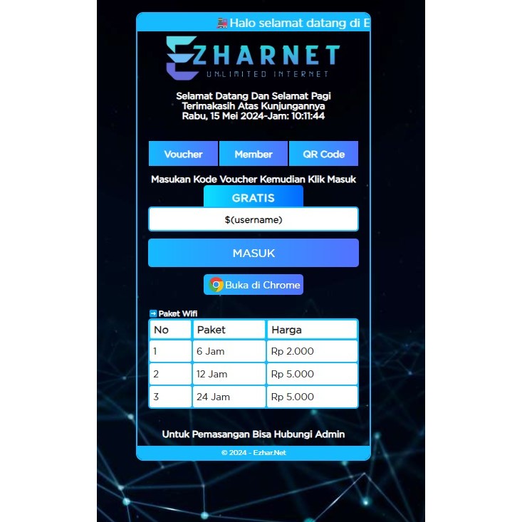 Jual Login Page Mikrotik Hotspot Login Page Kerene5 Shopee Indonesia