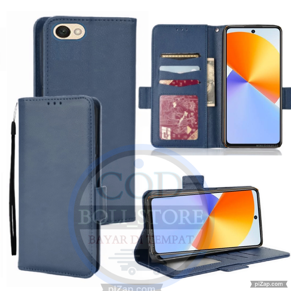 CASE HP VIVO Y53 PREMIUM FLIP KULIT CASING DOMPET-FLIP COVER  LEATHER-SARUNG BUKU HP