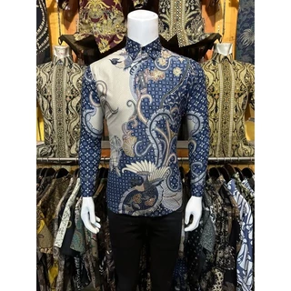 Queen Jaya Batik Pria Slimfit Jaya Batik kemejan batik slimfit pria
