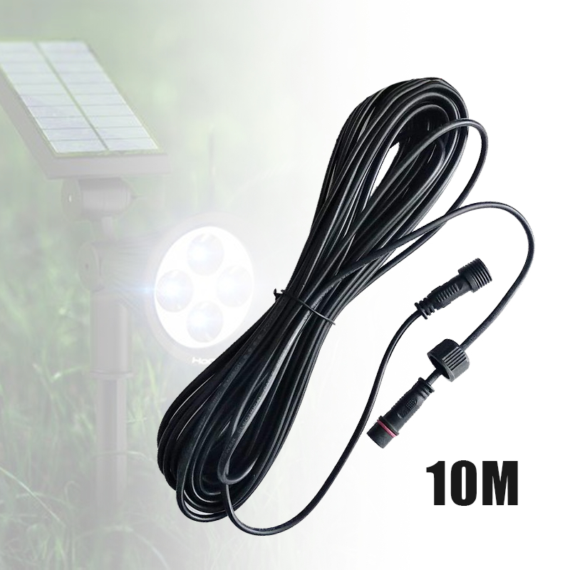 Jual 10m Kabel Extension Lampu Solar Tenaga Surya Tahan Kabel Ekstensi