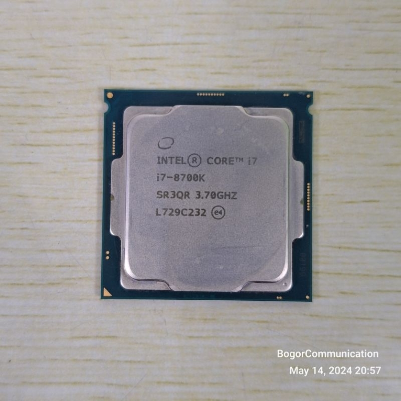 Jual Processor Intel i7 8700K Coffee Lake Socket 1151 i7 8700 K ...