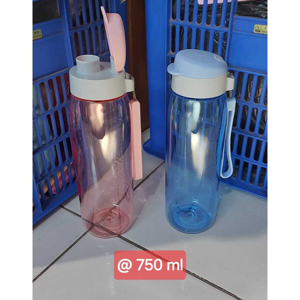 Jual Botol Minum Bening H2go Tupperware 750 Ml Shopee Indonesia 8087