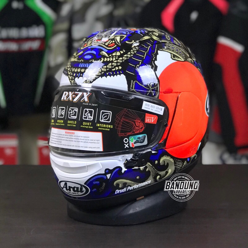 Jual Arai RX7X Samurai Helm Full Face Arai Samurai New Motif 2024 ...