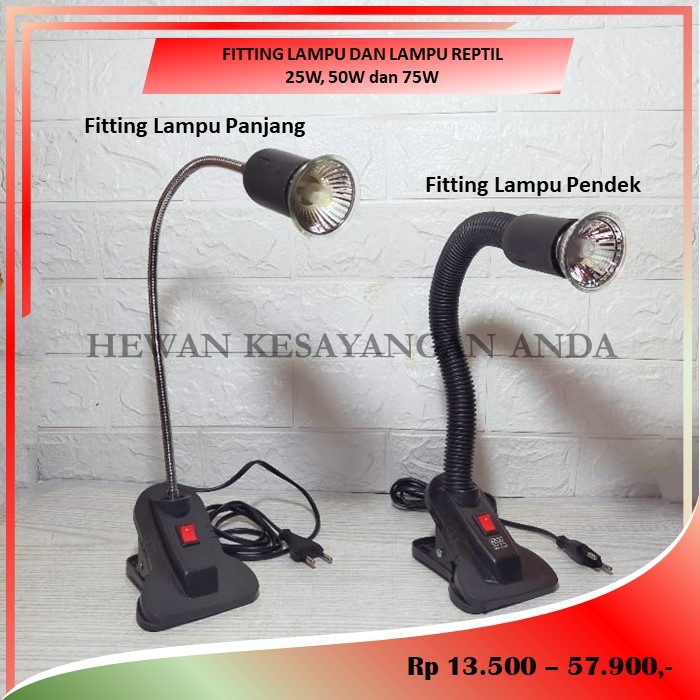 Jual Paket Fitting Lampu Dan Lampu UVA UVB Reptil Kura Kadal Iguana Dll ...