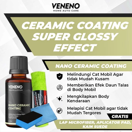 Veneno Nano Ceramic Coating 9H Promo Paket COD