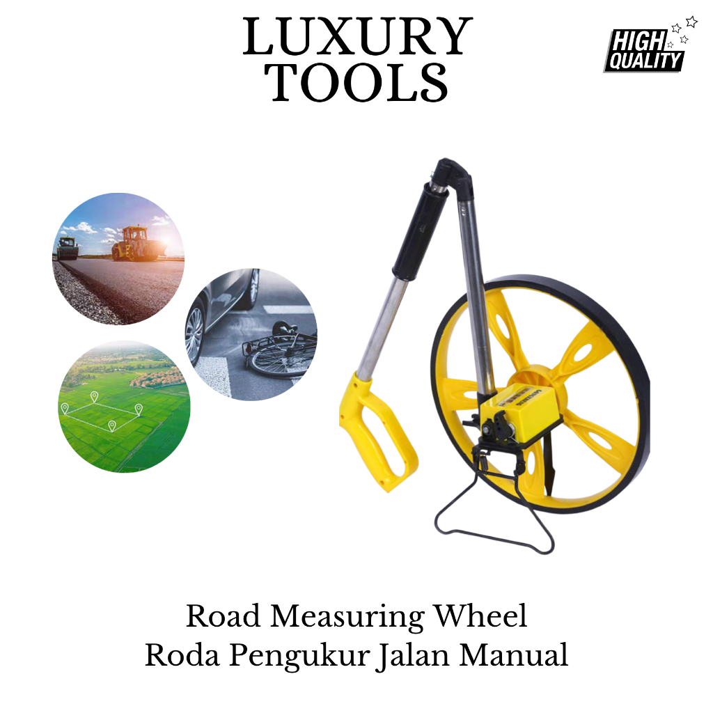 Jual Roda Meteran Dorong Analog 9999 Meter Roda Pengukur Jarak Jalan ...