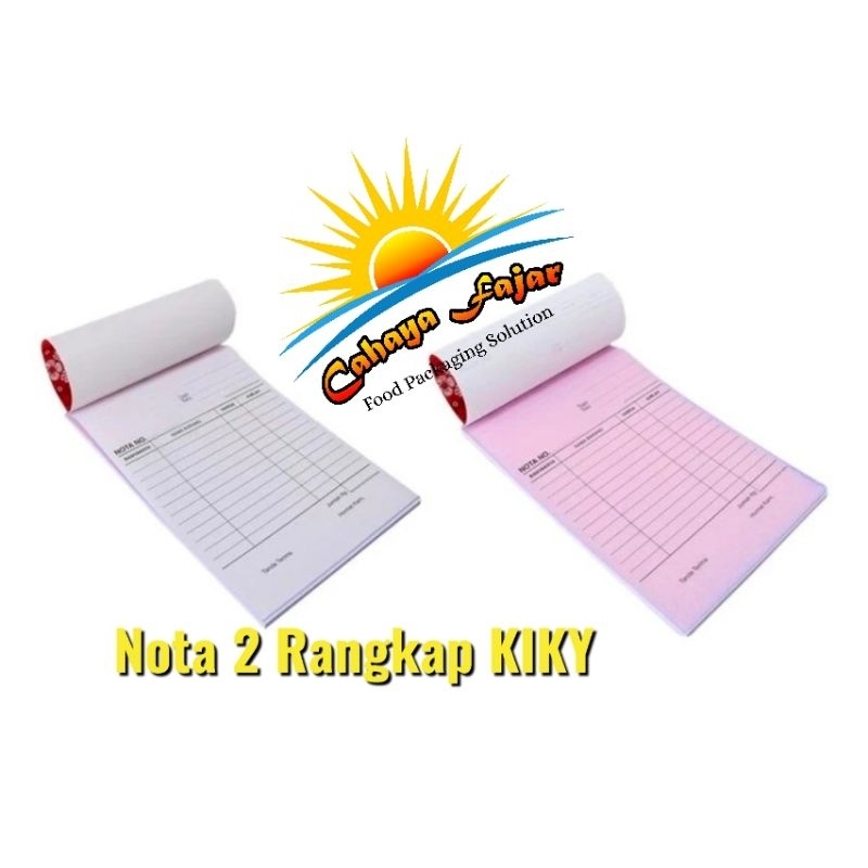 Jual NOTA 2 RANGKAP NOTA 2PLY KIKY | Shopee Indonesia
