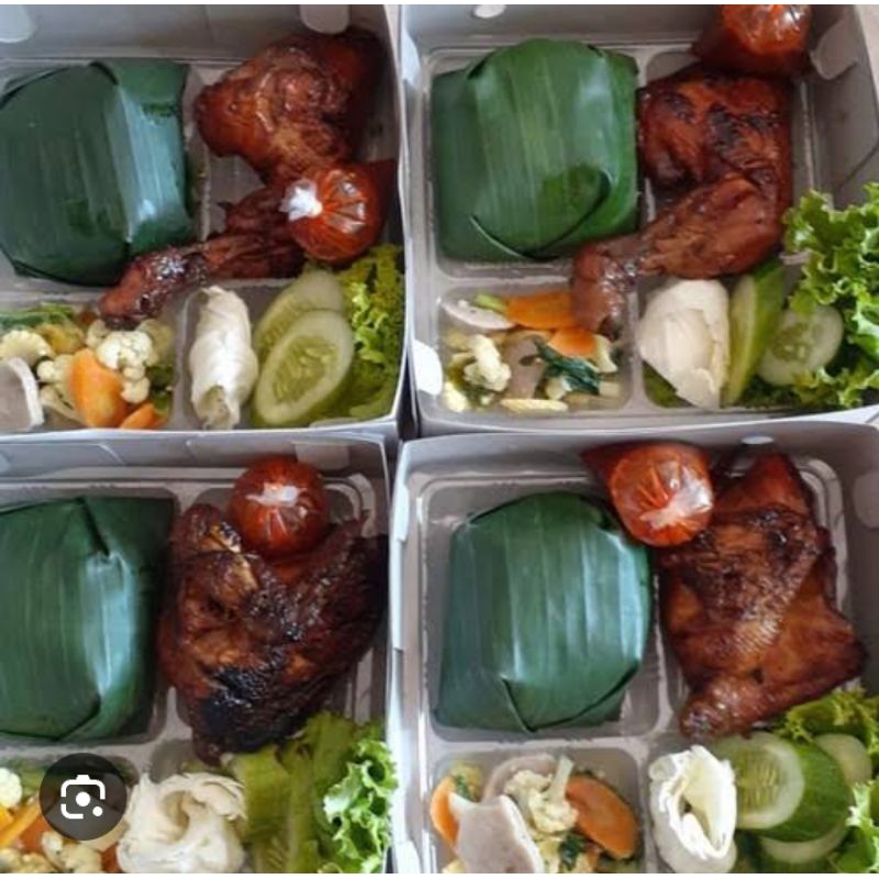 Jual Paket Nasi Uduk Ayam Bakar Tumis Sayuran Minimal Pax Shopee Indonesia