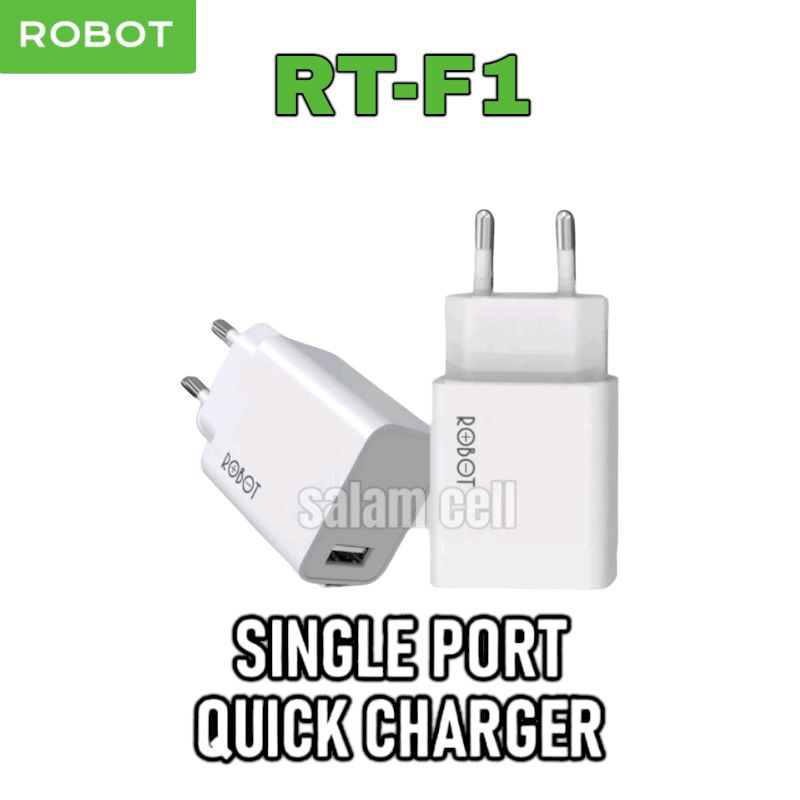 Jual Charger HP ROBOT RT-F1 18W Quick Charger 3A Original ROBOT RTF1 ...