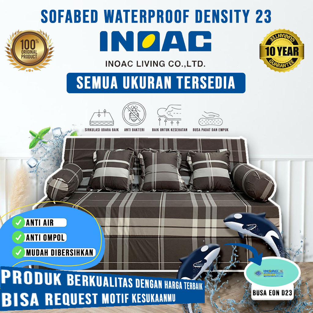 Jual Sofabed Waterproof INOAC EON Original Garansi 10 Tahun Density 23 ...