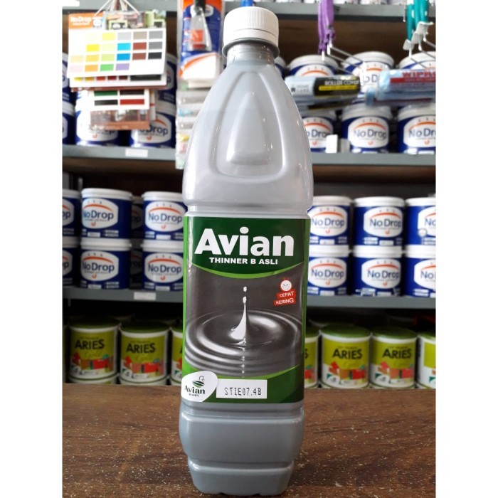 Jual Avian Brands Thiner Synthetic Duco Thinner B Asli 1 Liter Botol ...