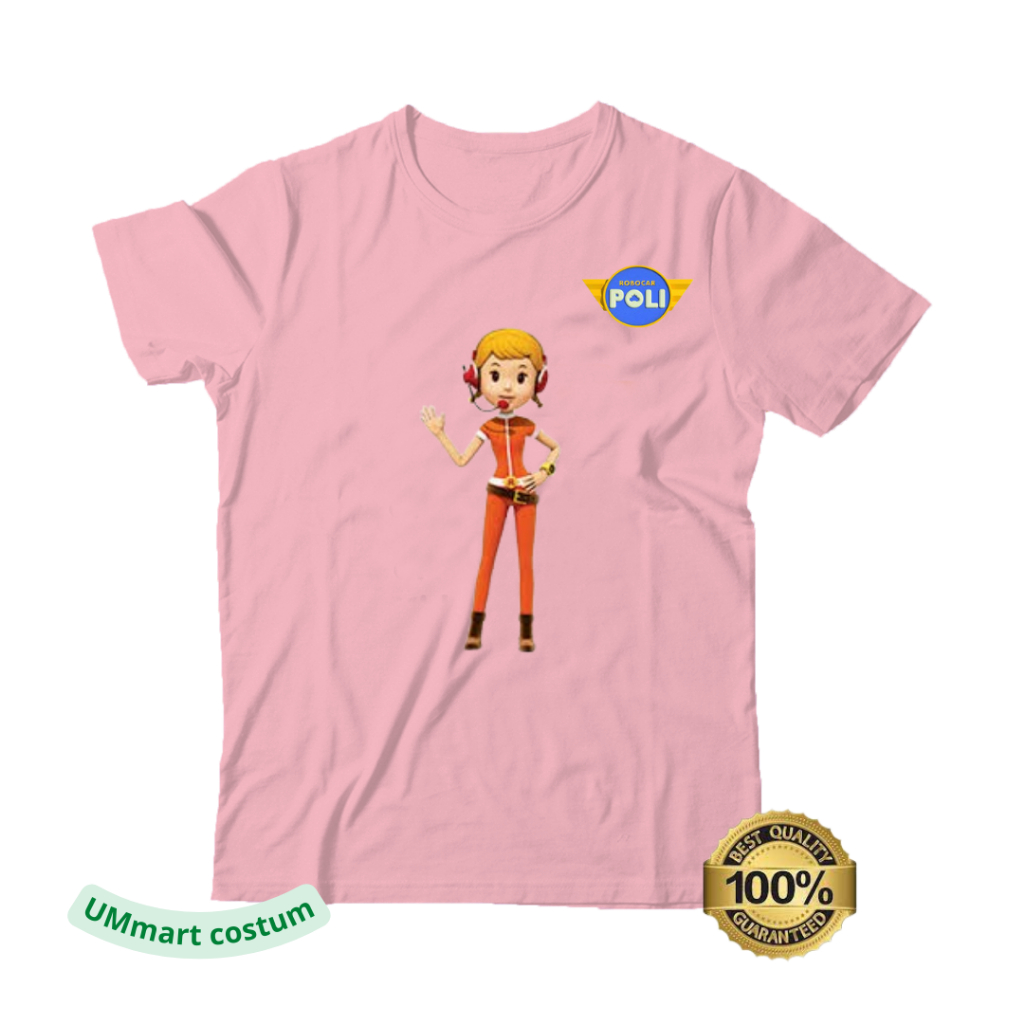 Kaos Anak Karater Jin Robocar Poli