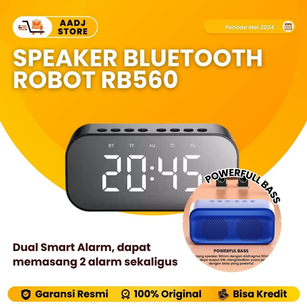 Jual Speaker Robot RB560 Bluetooth | Shopee Indonesia