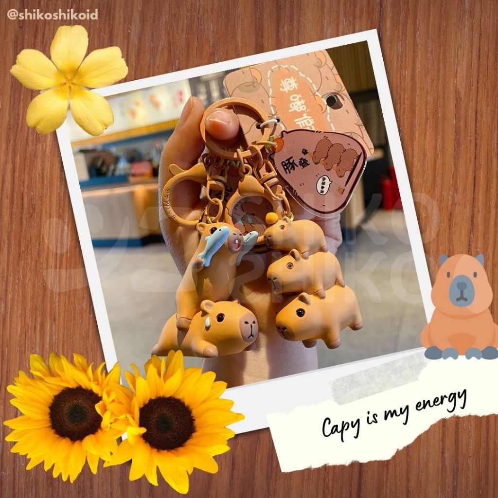 Jual KYCcpy Gantungan Kunci Keychain Kapibara Capy Capybara Dekorasi ...