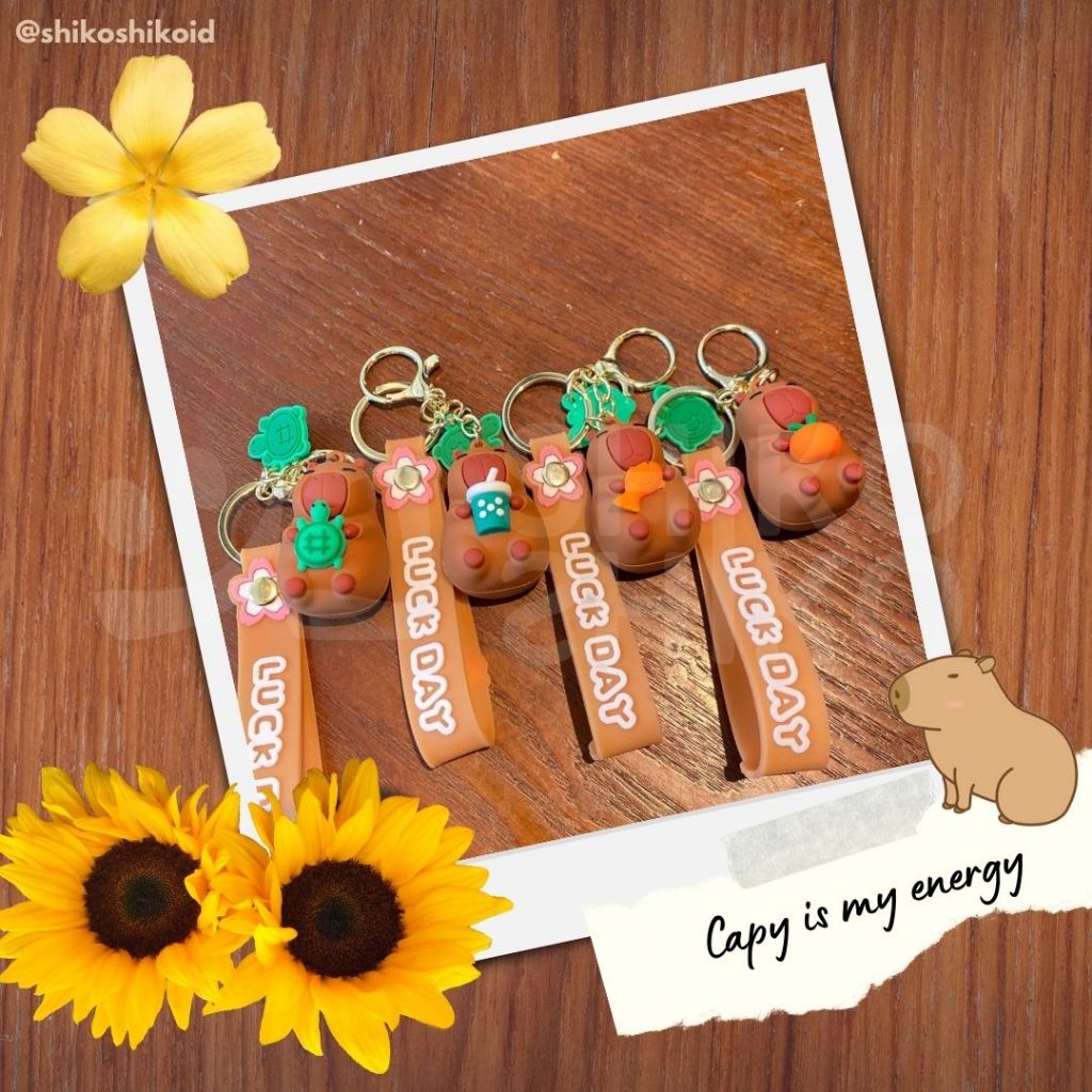 Jual KYCcpy Gantungan Kunci Keychain Kapibara Capy Capybara Dekorasi ...