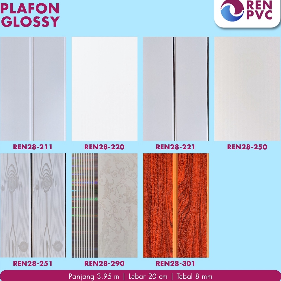Jual Real produk REN PVC REN PLAFON PVC IMPORT 8mm | Shopee Indonesia