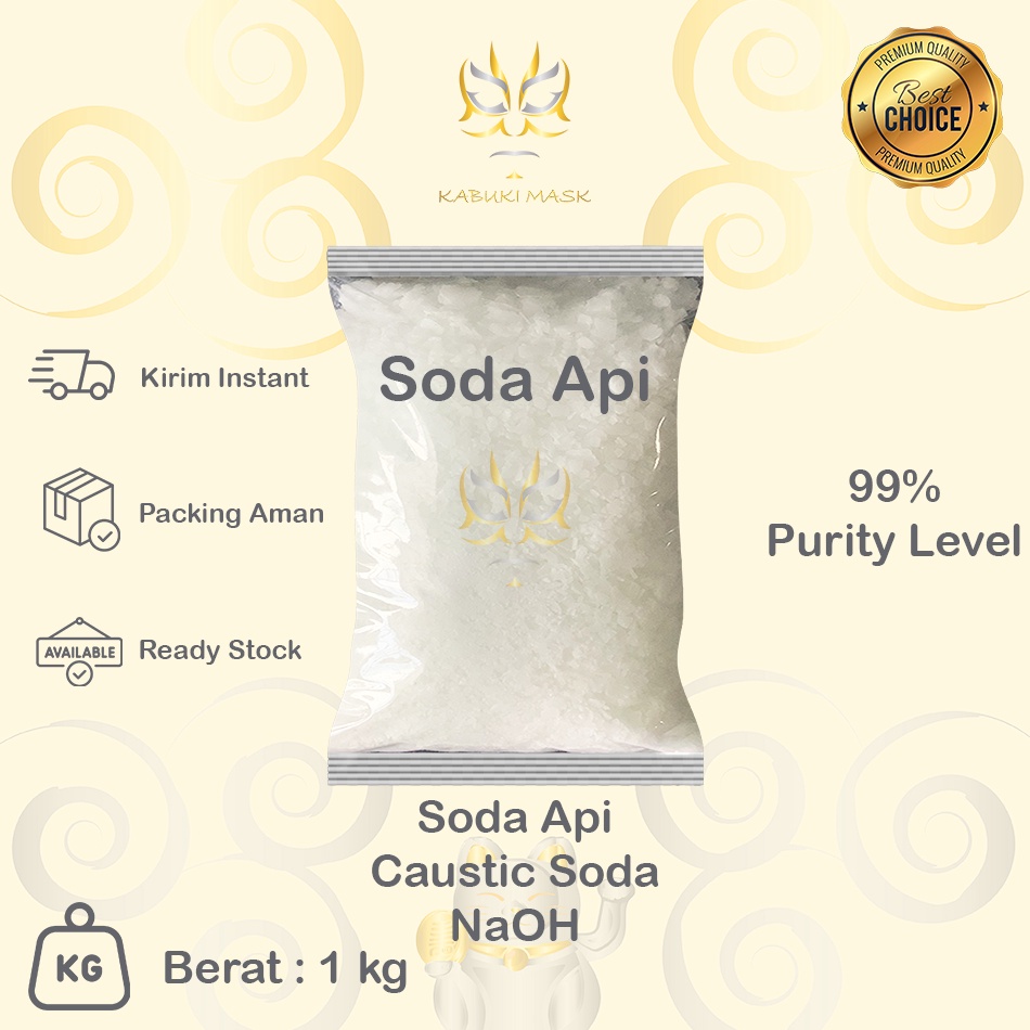 Jual Super Untung Soda Api 1 Kg Caustic Soda 1 Kg NaOH 1 Kg Anti Sumbat ...