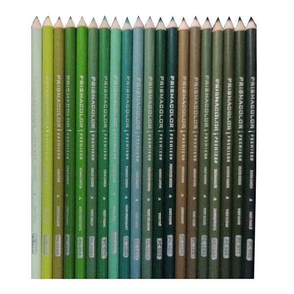 Jual Prismacolor Premier GREEN SERIES Soft Core Colored Pencils Satuan ...