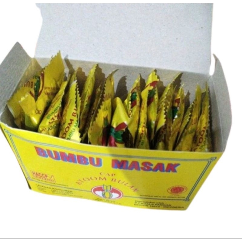 Jual Bumbu Dapur Atom Bulan Penyedap Rasa Serbaguna 1 box isi 20 pcs ...