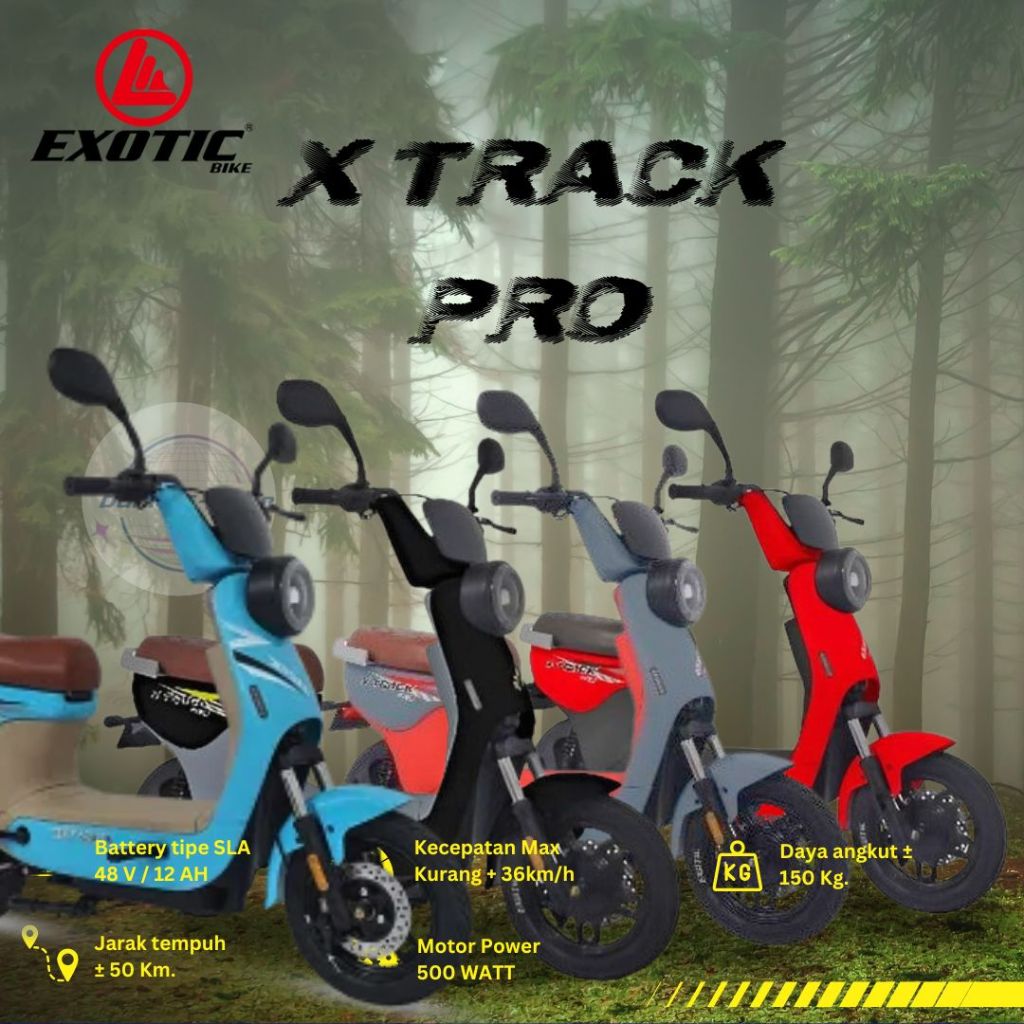 Jual SEPEDA LISTRIK XTRACK PRO 500WATT | Shopee Indonesia