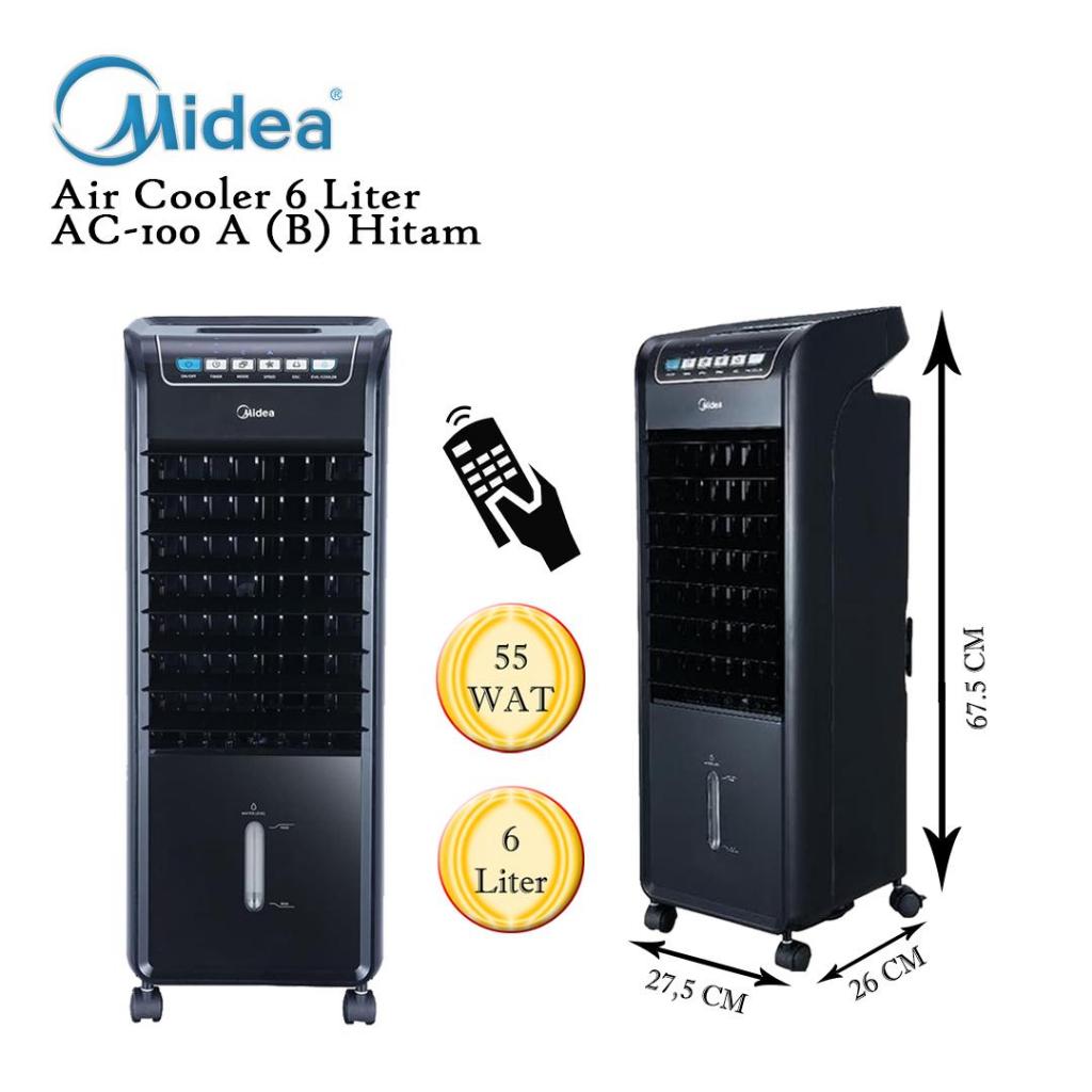 Jual Midea Air Cooler AC-100A / AC100A / AC 100 A (6 Liter) | Shopee ...