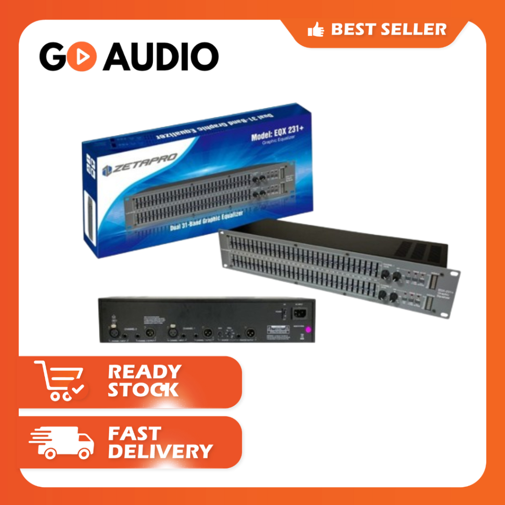 Jual BEST SELLER!!! Equalizer ZETAPRO EQX 231 Original With Subwoofer