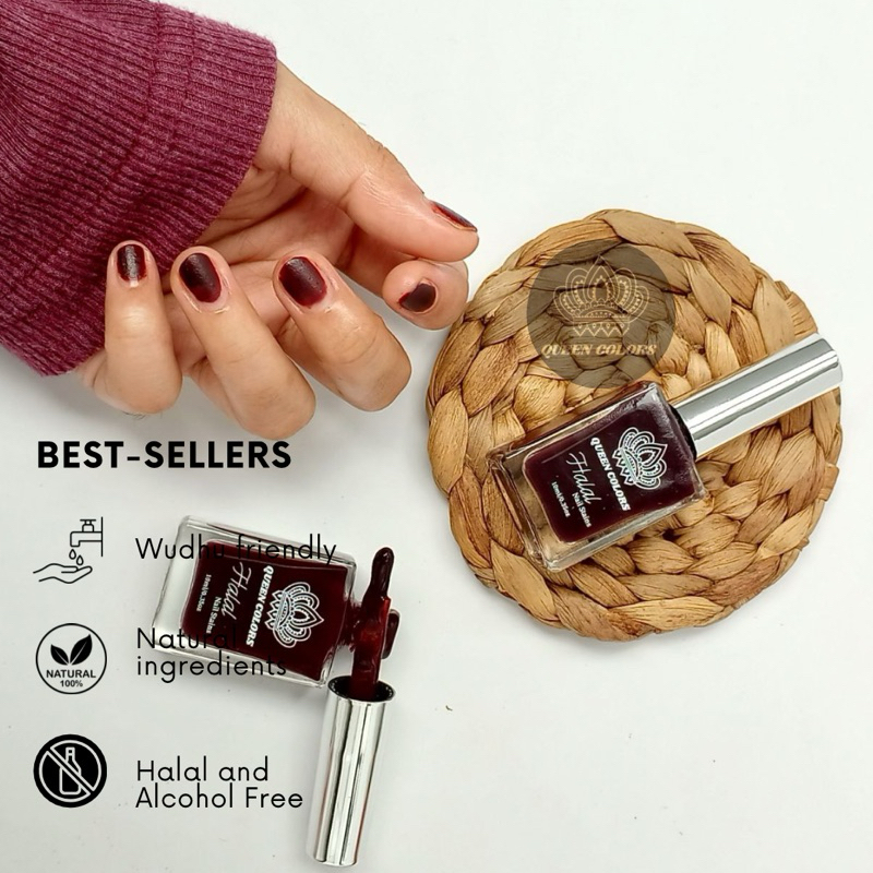 Jual MaRoon Queen NaiL Henna henna kutek muslimah kutek 2in1 kutek