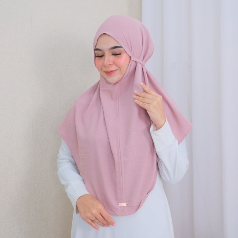 Jual Bergo Crinkle Airflow Premium Size L Daily Hijab Instan Jilbab