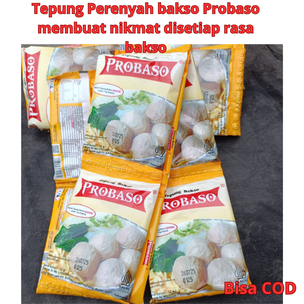 Jual Pengenyal Bakso Probaso Membuat Bakso Lebih Nikmat Dan Lezat 32gr