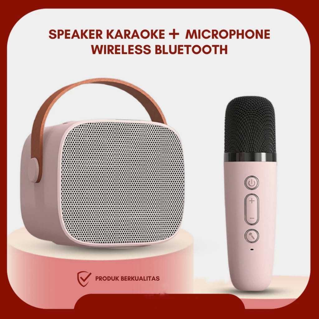 Jual K1-MINI Speaker Bluetooth 1 MIC /SPEAKER KARAOKE Mini Wireless ...