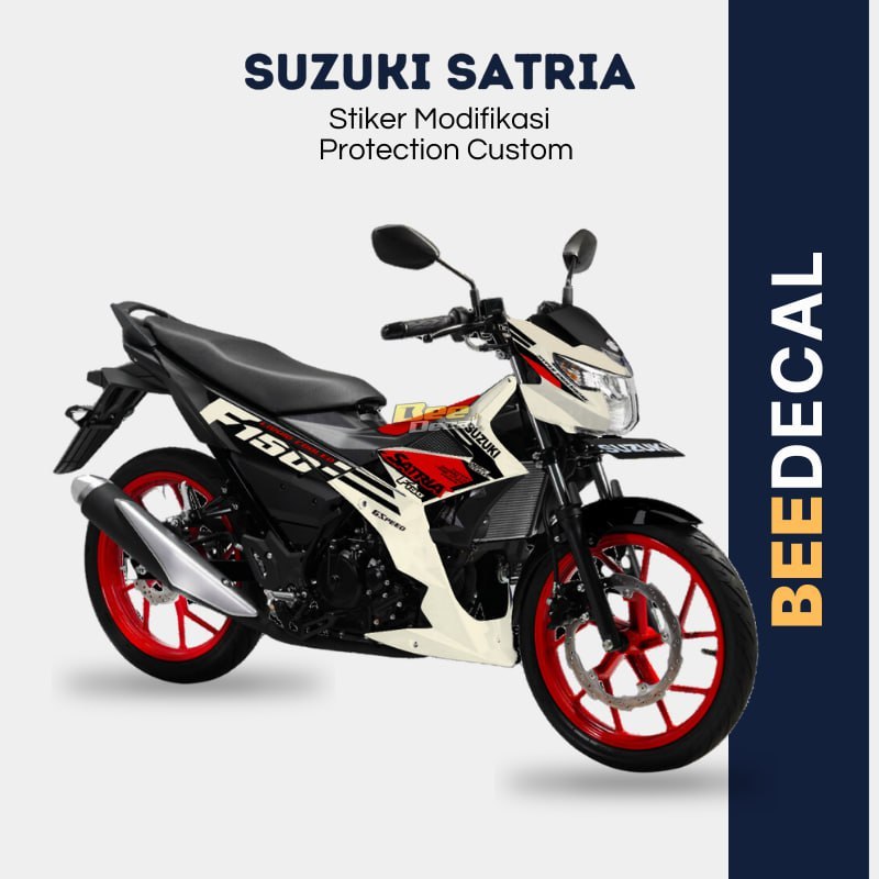 Jual STIKER MOTOR SUZUKI SATRIA - DESAIN CUSTOM | BEEDECAL | Shopee ...