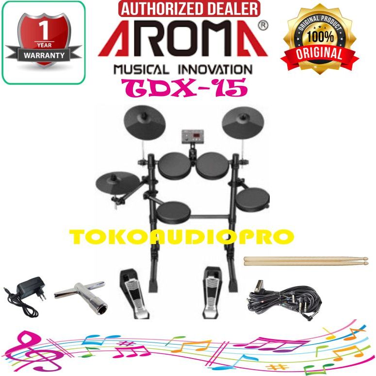 アロマ AROMA TDX-15 スタンダード 5ドラム＋3シンバル