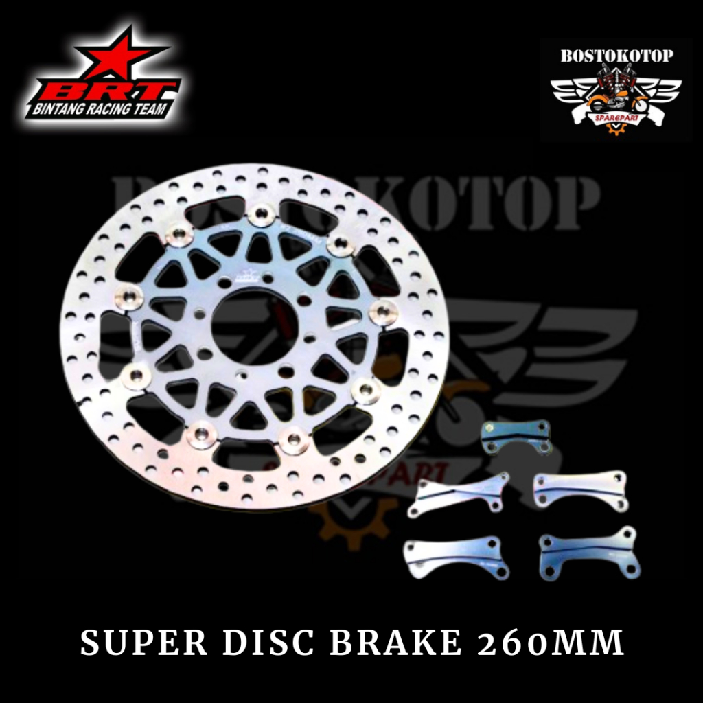 Jual BRT Bintang Racing Team Super Disc Brake Piringan Cakram 260MM ...
