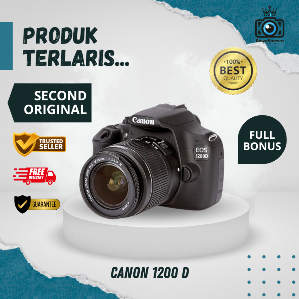 Jual Kamera Canon 1200d Murah Banyak Bonus Bergaransi | Shopee Indonesia
