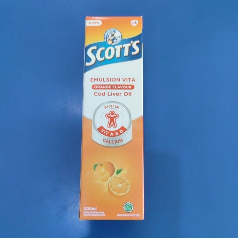 Jual SCOTT'S EMULSION VITA COD LIVER OIL | Shopee Indonesia