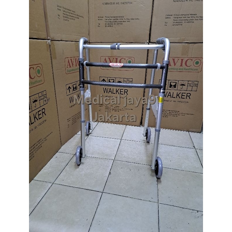 Jual Walker Roda Rollator gerak Alat bantu jalan Manula | Shopee Indonesia