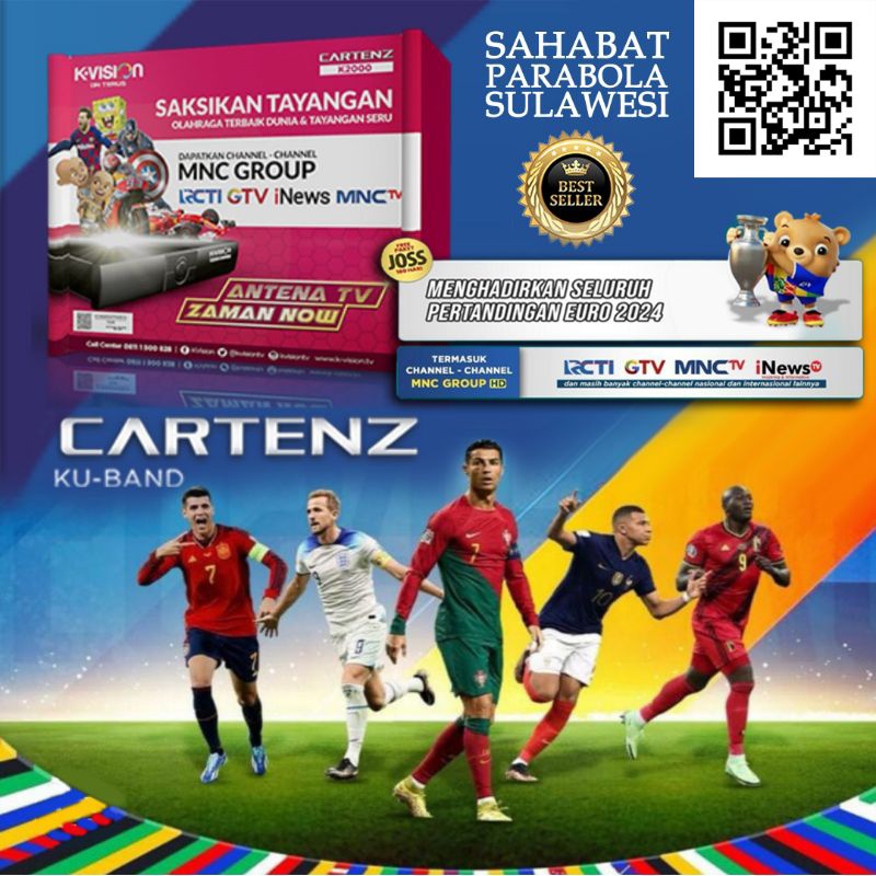 Jual RECEIVER KVISION CARTENZ K2000 EURO 2024 Shopee Indonesia