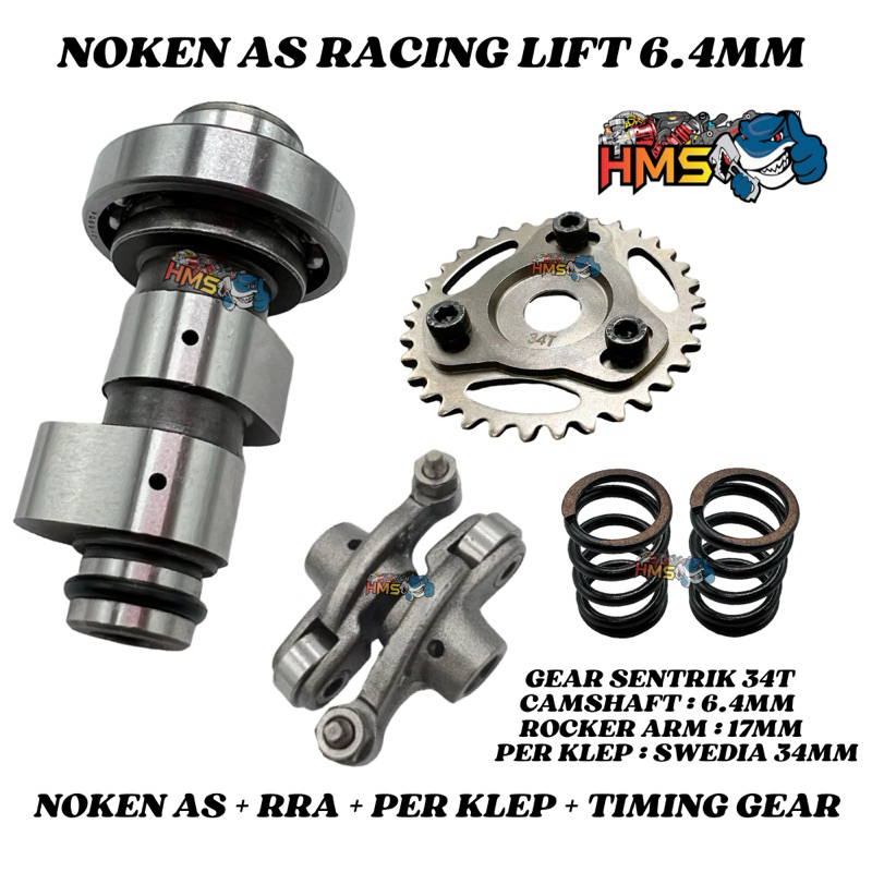 Jual PAKETAN NOKEN AS CAM RACING MIO SPORTY MIO SOUL NOUVO FINO KARBU