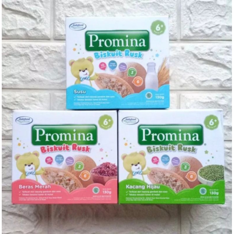 Jual Promina Biskuit Rusk Box 130Gr | Shopee Indonesia