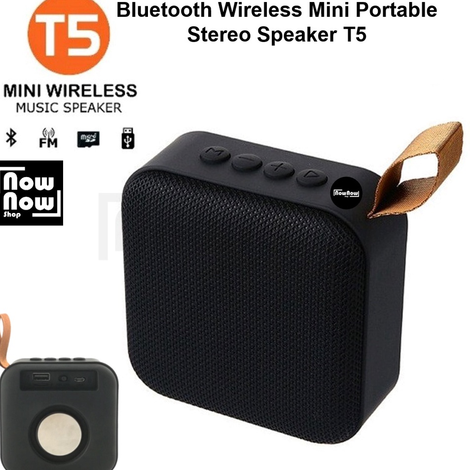 Jual MJp Bluetooth Wireless Mini Portable Stereo Speaker T5 Music Box ...
