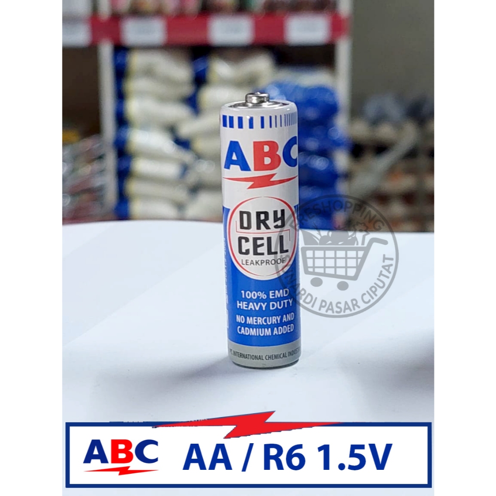 Jual Batrai Baterai Battery ABC 1,5V Tipe AAA/R3 AA/R6 C/R14 D/R20 ...