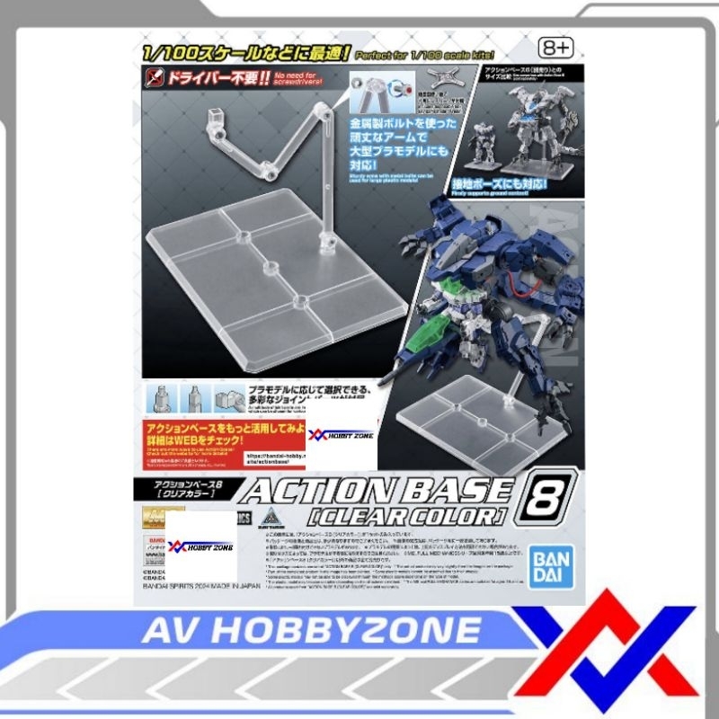 Jual Action Base 8 Clear Color Bandai | Shopee Indonesia