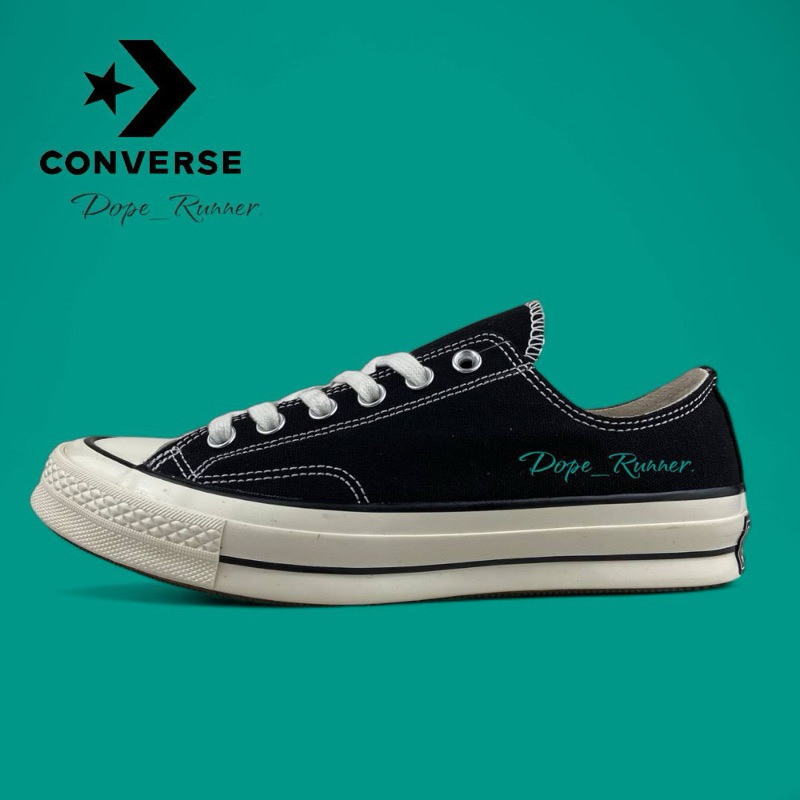 Sepatu Converse 70s All Star Pria Wanita Black White High Egret Sneakers  Pria Wanita Convers BNIB Hitam Putih Premium