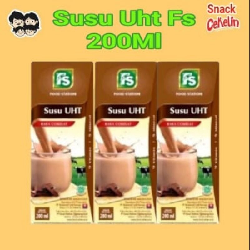 Jual Susu Uht Station 200m Rasa Coklat | Shopee Indonesia