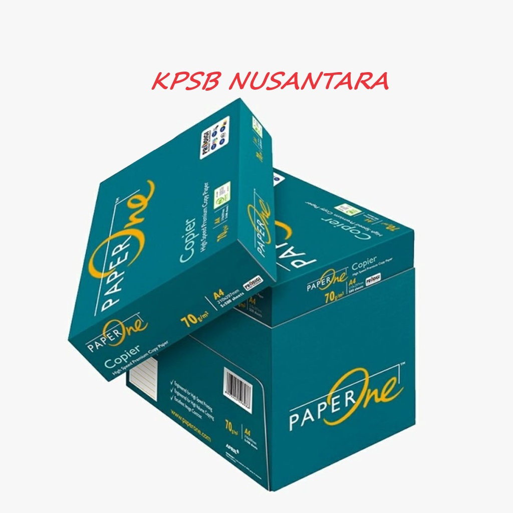 Jual Kertas A4 75gr Paper One Kertas Hvs A4 75 Gram Paperone Shopee