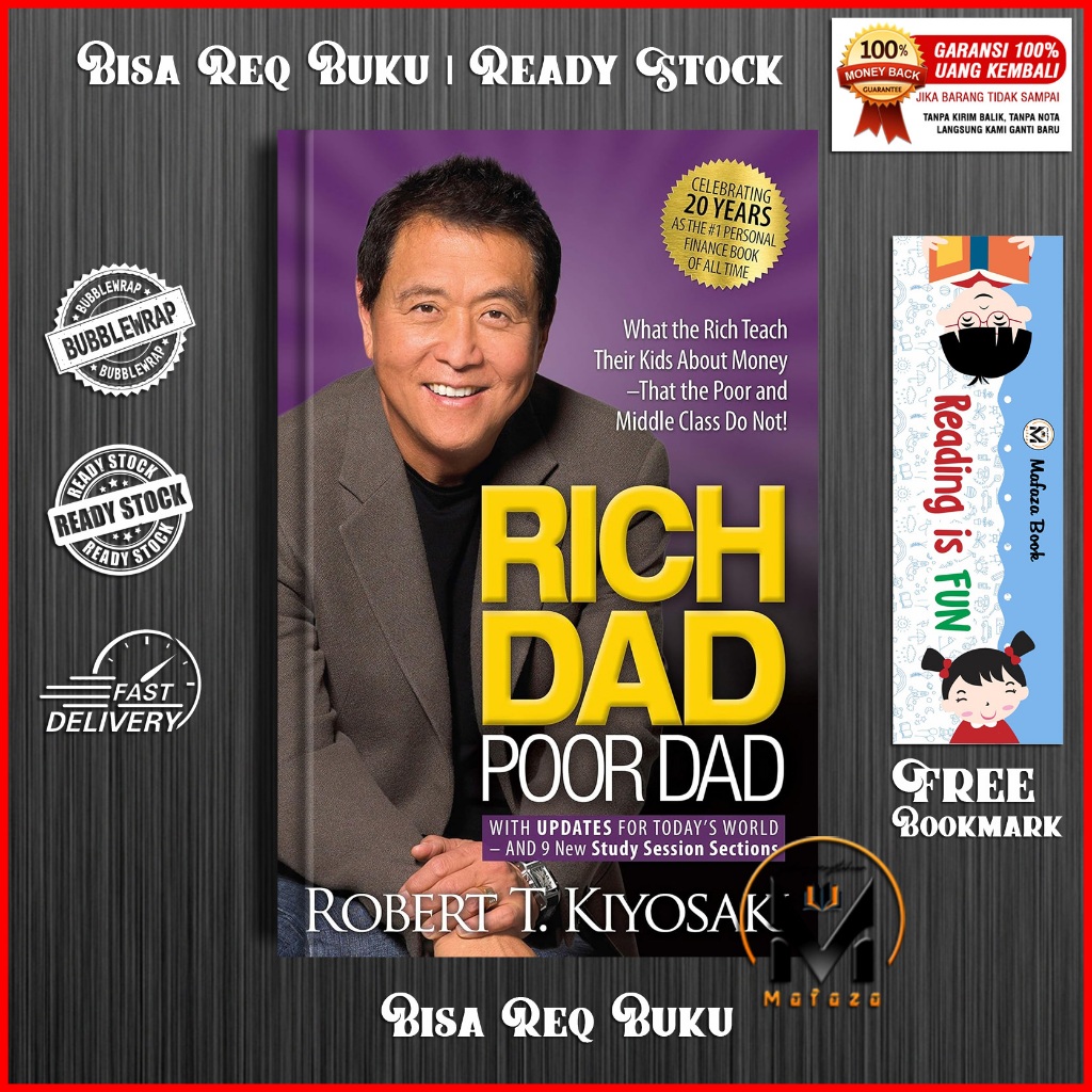 Jual Rich Dad Poor Dad By Robert T Kiyosaki English Shopee Indonesia