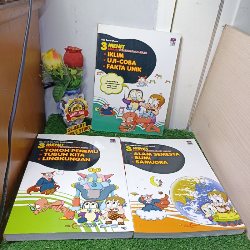 Jual Komik 3 Menit Belajar pengetahuan umum | Shopee Indonesia