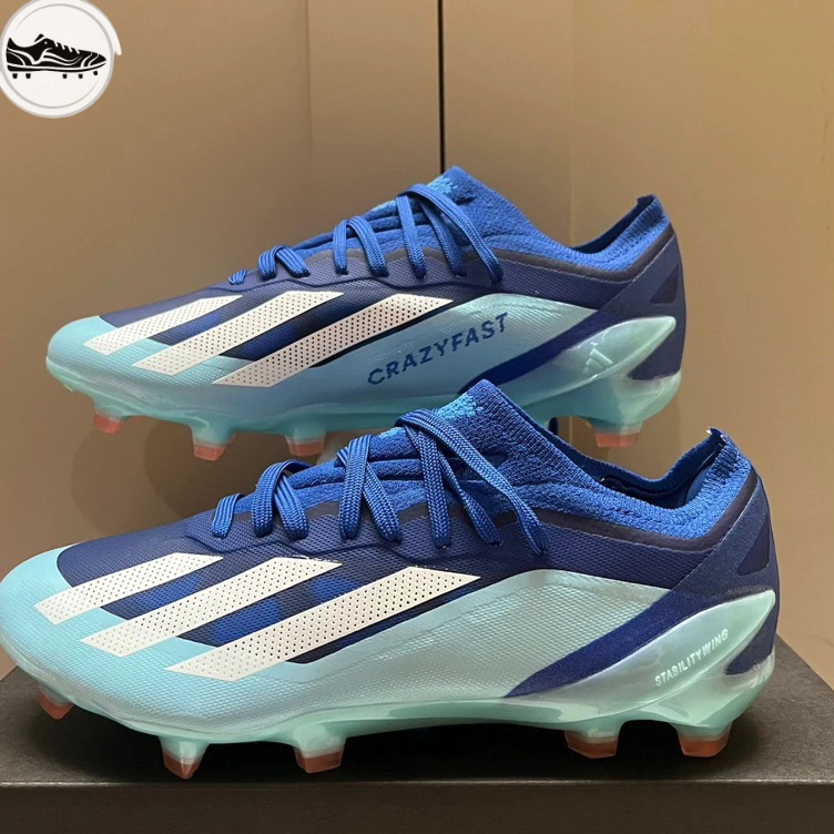 KODE Q7I PROMO SEPATU BOLA ADIDAS F5 X CRAZY FAST BLUE WHITE TERLARIS UNTUK PRIA DEWASA MAUPUN ANAK ANAK NEW TREND MASA KINI FULL KUAT