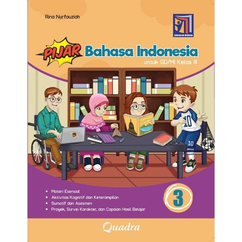 Jual Pijar Bahasa Indonesia Kelas 3 Sd Penerbit Quadra Kurikulum